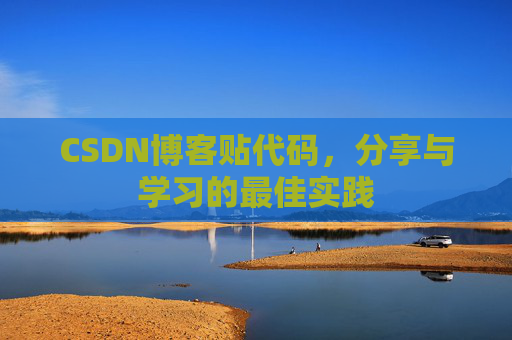 CSDN博客贴代码，分享与学习的最佳实践